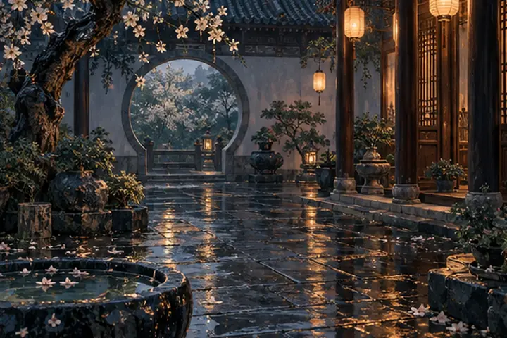 巜今天晚上不戴小雨伞了巜